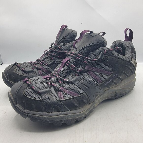 Merrell Siren Sport 2 Womens 6.5 Black Damson Purple Shoes Waterproof J48872 - Picture 4 of 12